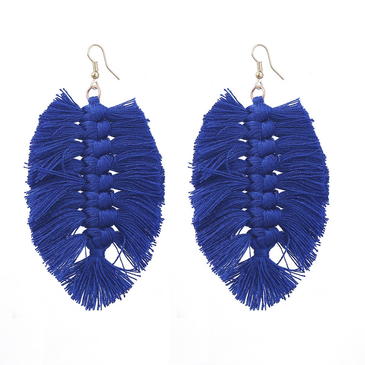 Women's Bohemian Hand Woven Color Matching Earrings