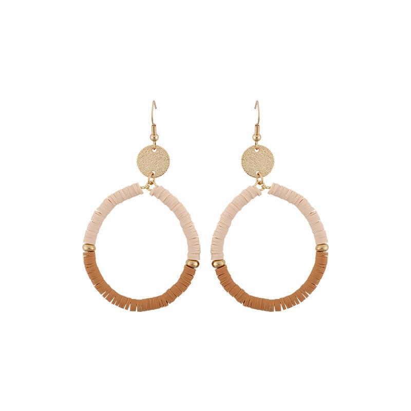 New Popular Personality coloured Soft Ceramic Earrings